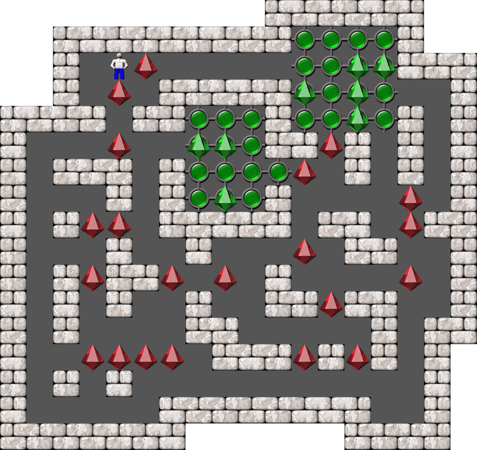 Sokoban Mass Remodel level 930